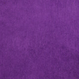 Velours polyester côtelé violet