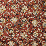 Indian cotton printed brahma beige brick background