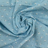 Baby blue print cotton stung