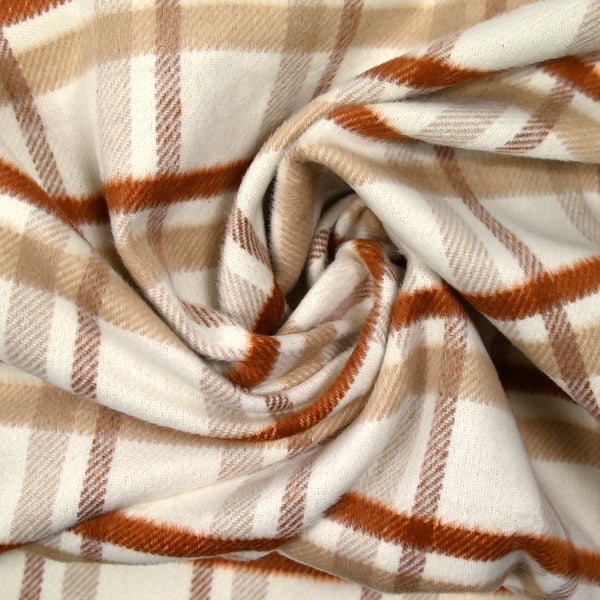 Grated wool mixed with beige and camel tiles