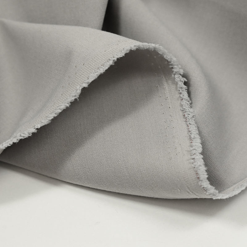 Twill of tin gray polyester