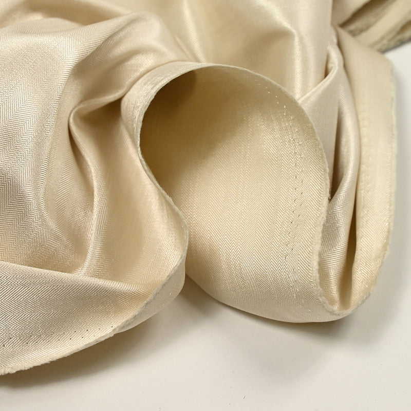 Polyester satin ecru rafters