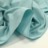 Jersey de coton bleu glacier