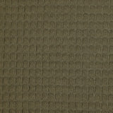 Coton 100% nid d'abeille vert militaire