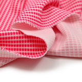 Small jacquard jacquard pink rectangles white background