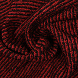 Red and black wool mixed wool