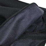 Molleton de coton lurex french terry doux noir