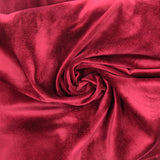 Velours de coton ras vague sens inversé rouge bordeaux