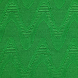 Maille fine polyester ondulations vert