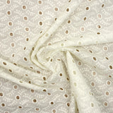 Broderie anglaise Roma blanc cassé