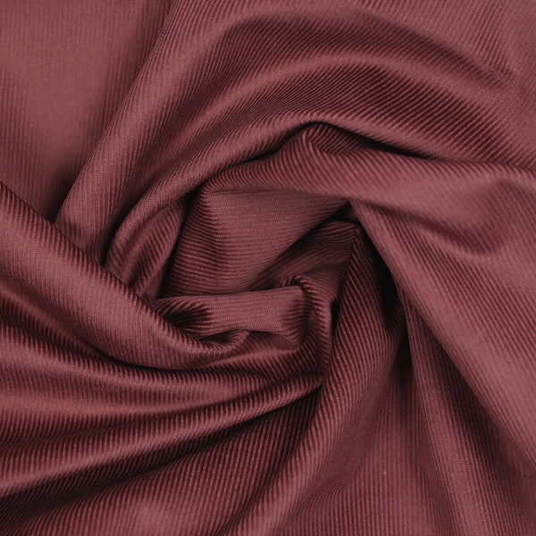 Velours côtelé de coton 1mm bois de rose