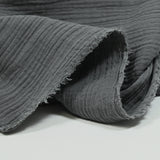 Mouse gray cotton double gauze