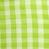 Vichy polviscose 30 mm Juliette Green Apple Fondo