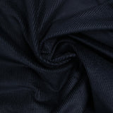 Velours côtelé de coton 2mm bleu nuit intense