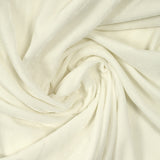 Broady white polyester velvet broken