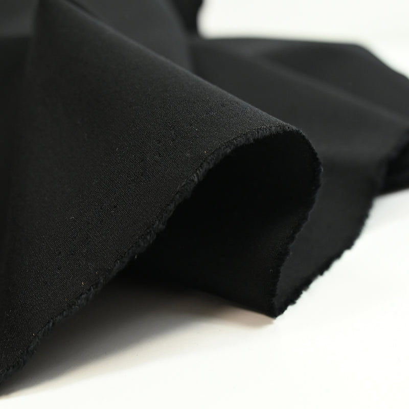 Maille milano polyester noir