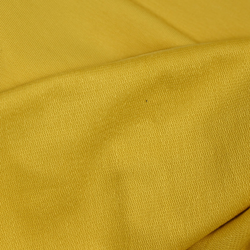 Jersey de coton french terry jaune tournesol