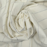 Cotton woven Lin Lin Linen Marine Broken White Broken
