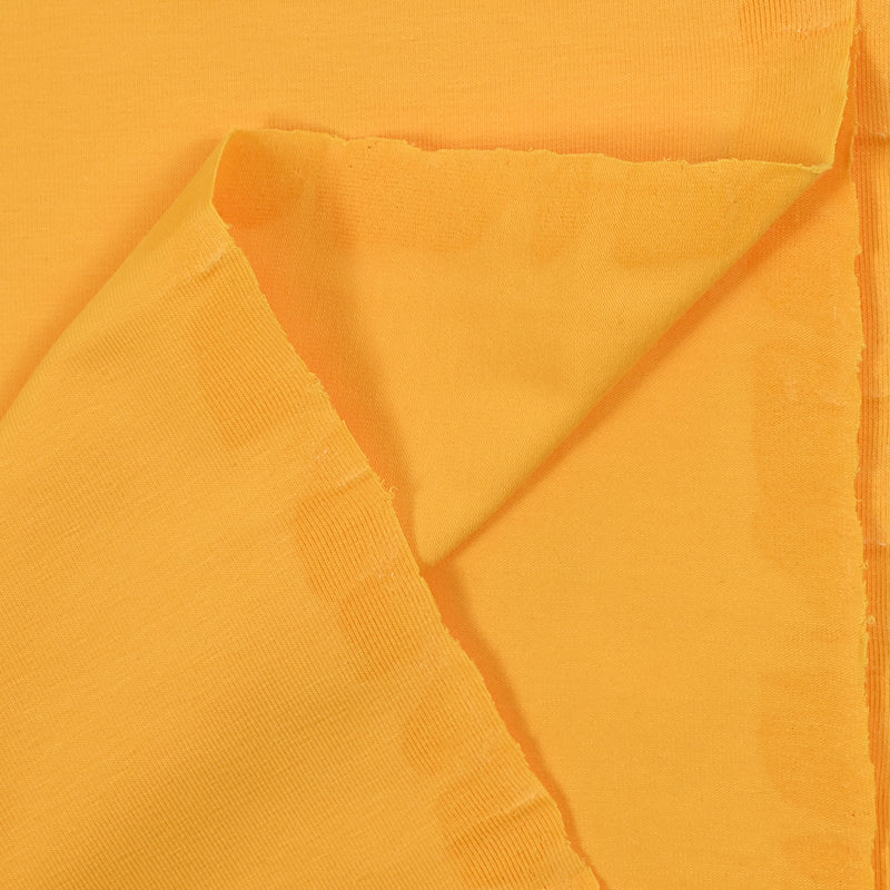 Jersey de algodón orgánico amarillo