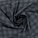 Jersey aspect maillot de bain contrecollé imprimé carreaux gris et noir