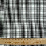 Jacquard Prince de Galles noir et blanc