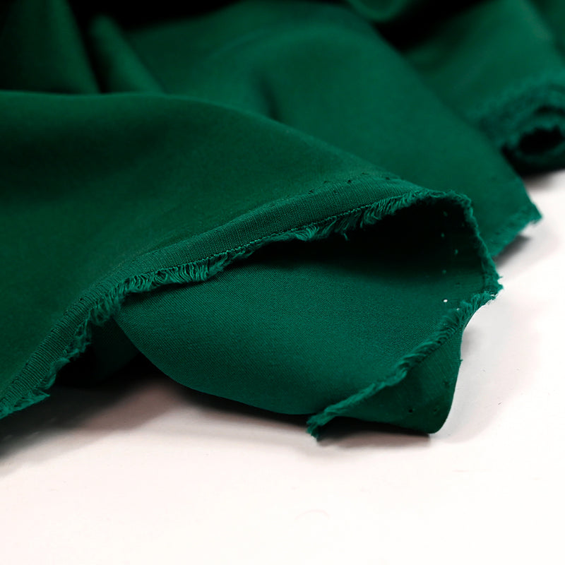 Satin de viscose vert forêt