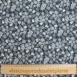 Coton liberty ® Edenham bleu nuit au mètre