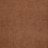 Velours polyester fines côtes marron noisette