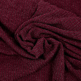 Maille Bianca côtelée rouge bordeaux
