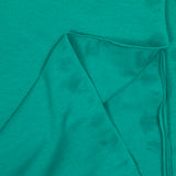 Jersey de coton flammé turquoise