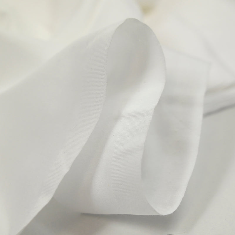 Popeline de coton blanc