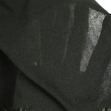 Jersey de coton fin et doux noir