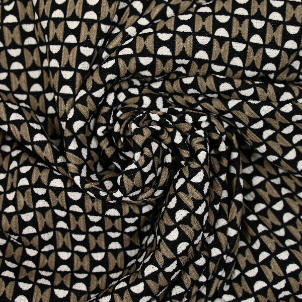 Polyester de color marrón y negro malla más savlier