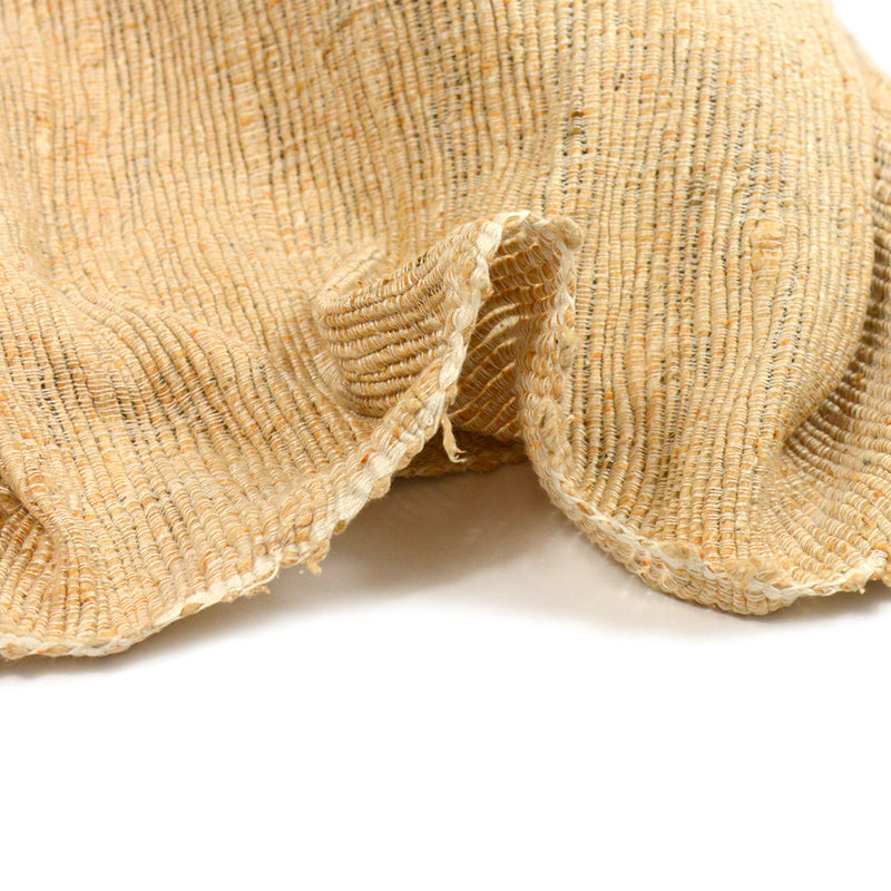 Bourrette de soie N°12 beige et orange