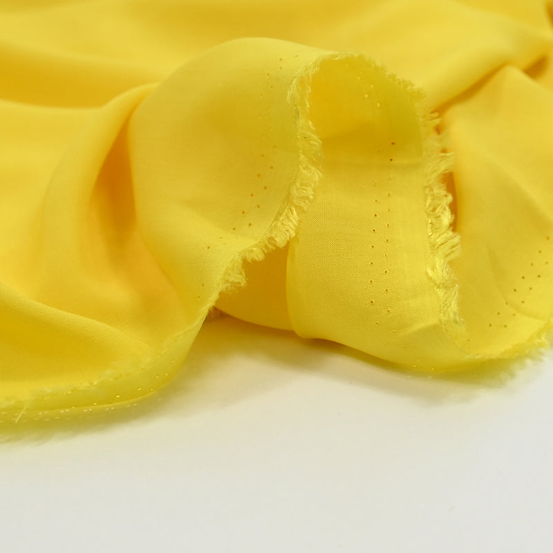 Voile de viscose jaune