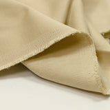 Coton gratté uni beige