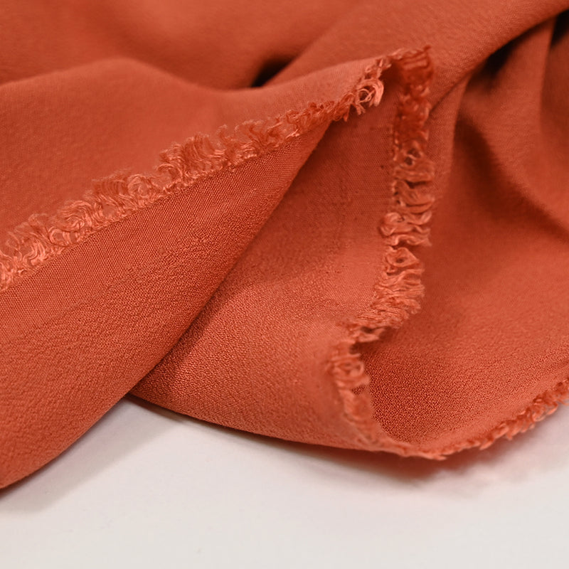 Orange salmon viscose pancake