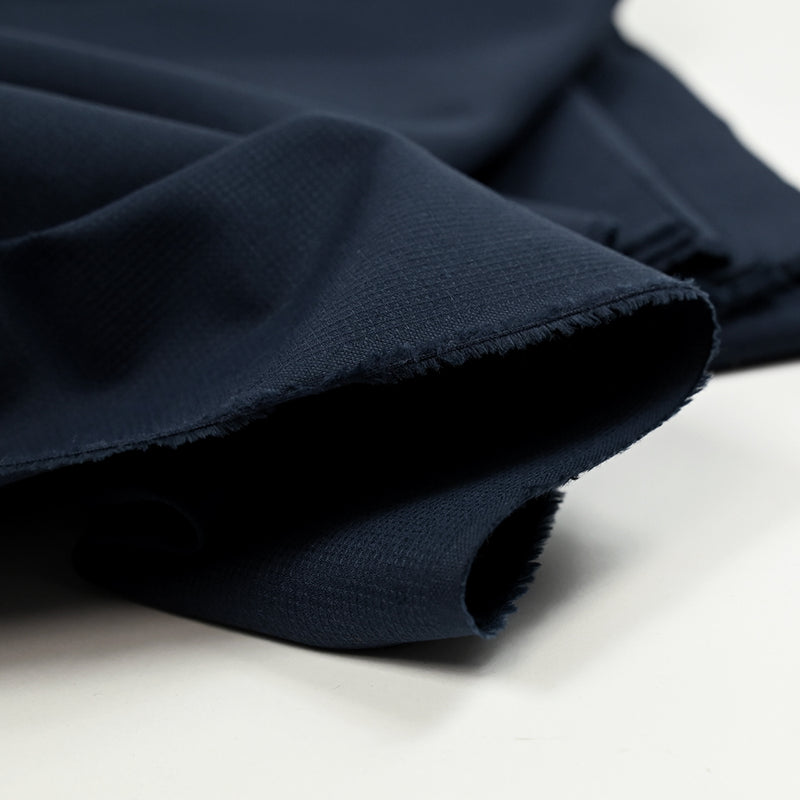 Coton ripstop fond bleu marine