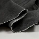 Black fine cotton chambray