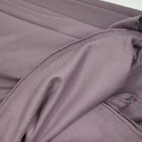 Molleton de coton french terry doux mauve antique