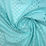 Broderie anglaise Dina turquoise