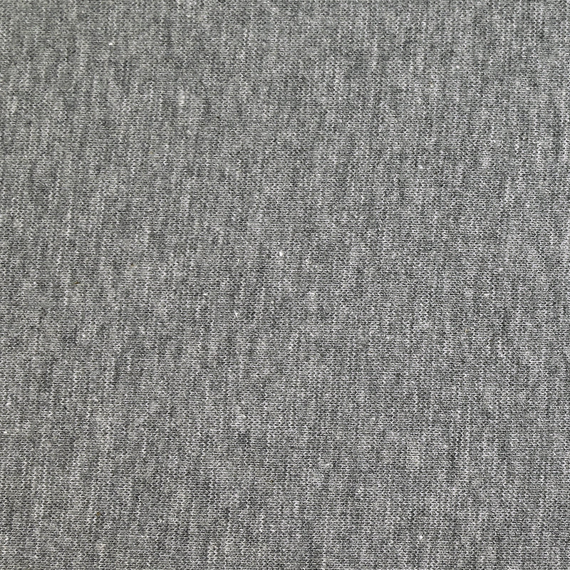 Bord-côte tubulaire gris chiné vendu au mètre
