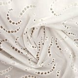 Broderie anglaise Ayoko blanc cassé