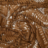 Cappuccino polyester lace