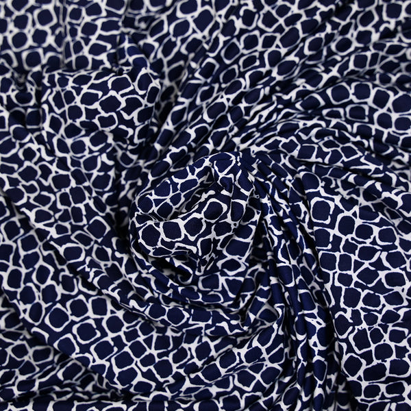 Jersey polyester écailles fond marine