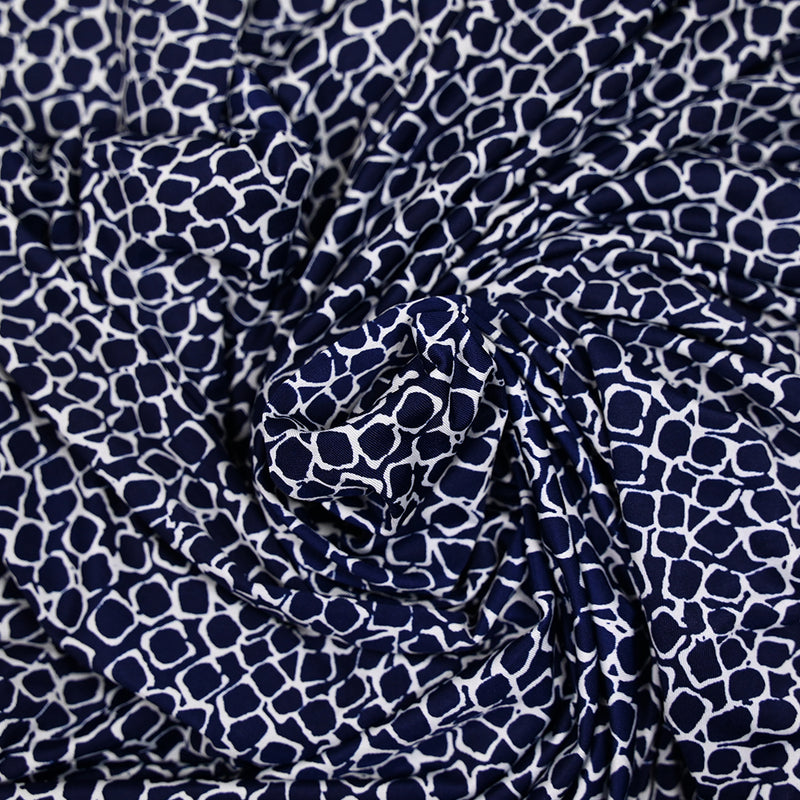 Jersey polyester écailles fond marine