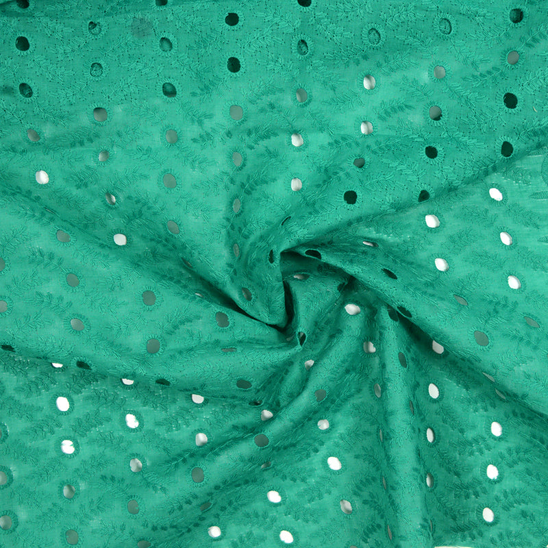 Broderie anglaise Roma menthe