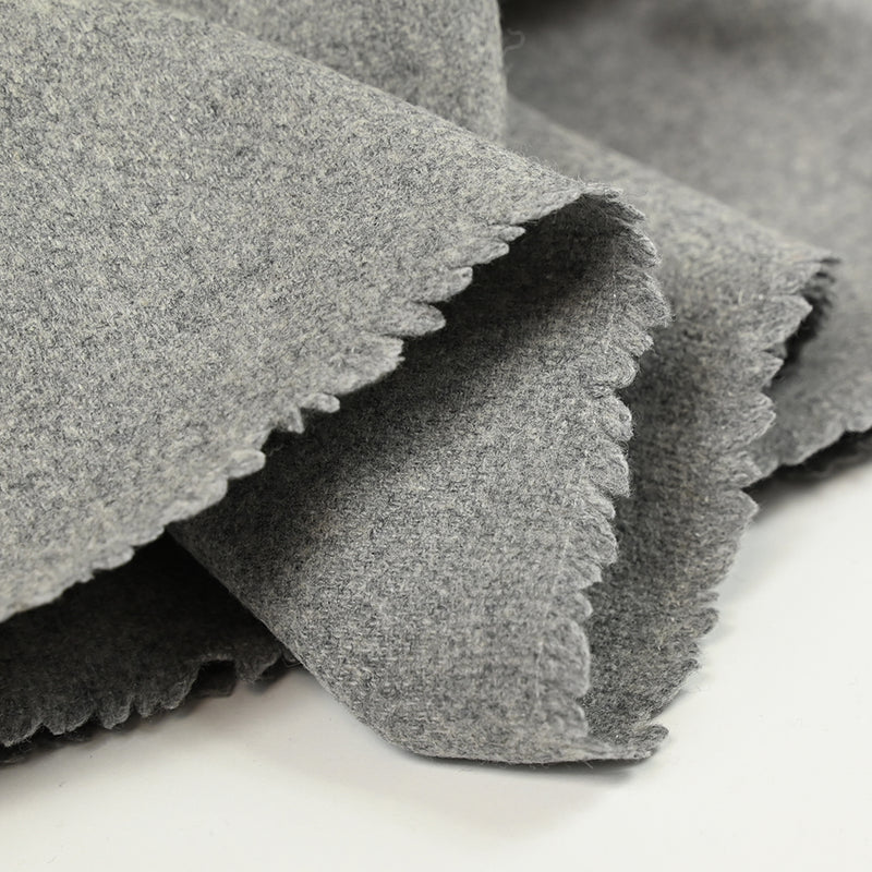 Drap de laine mélangée gris