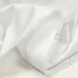 Lienzo de algodón blanco