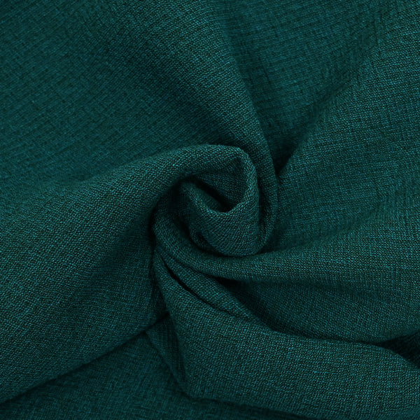 Duck green textured polycoton